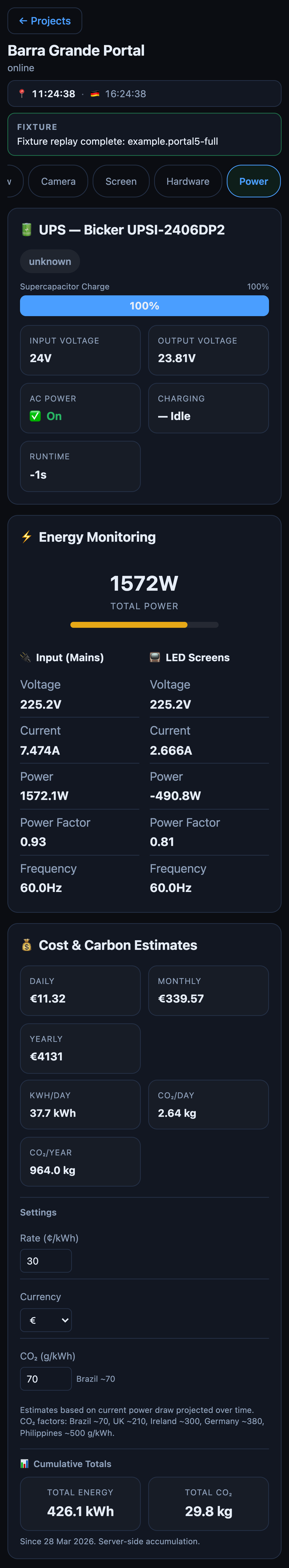 Power tab
